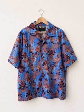 NWOT Versace Jeans Couture Baroque Print Shirt Made in Italy Size L